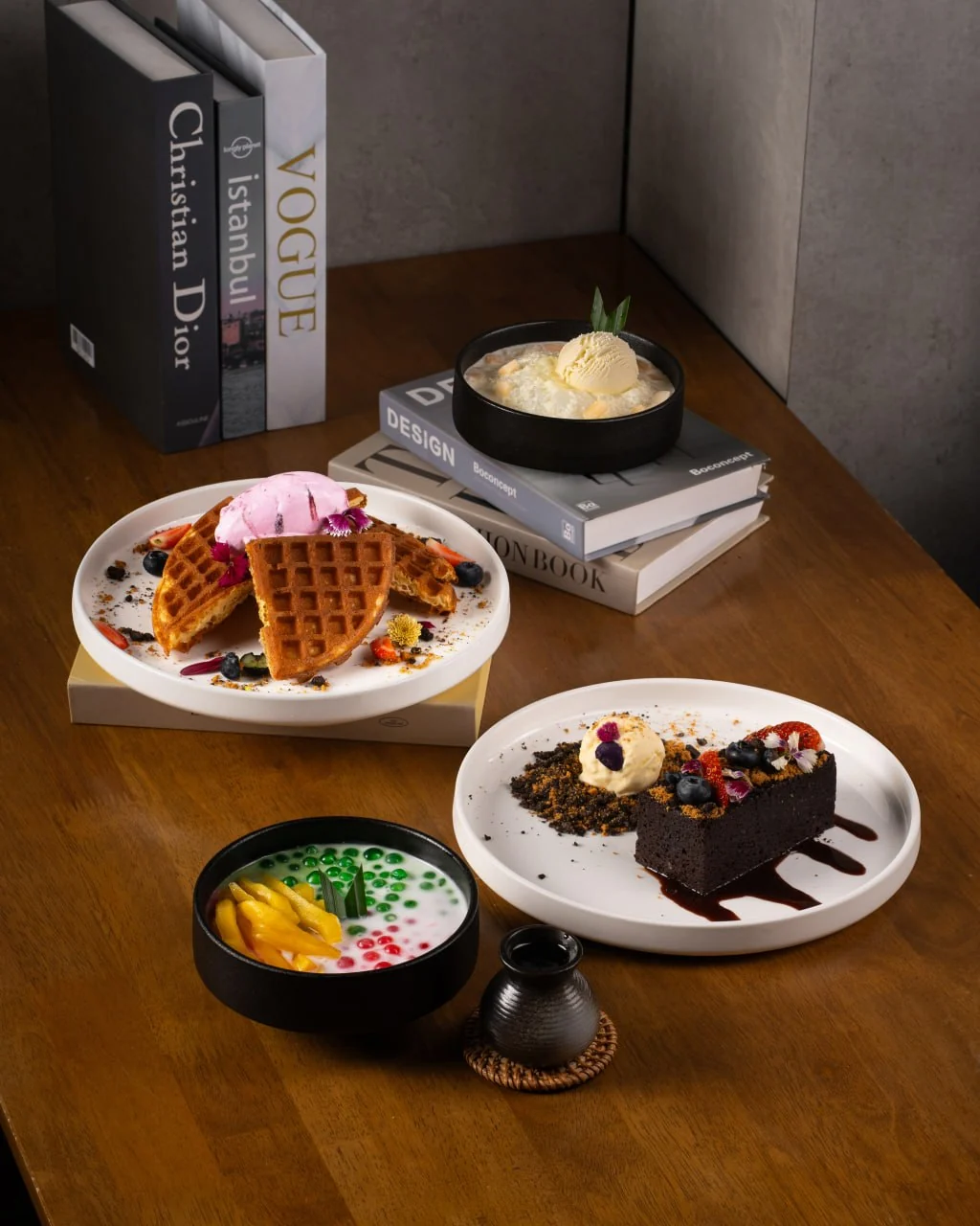 Artisan desserts at Senjakala
